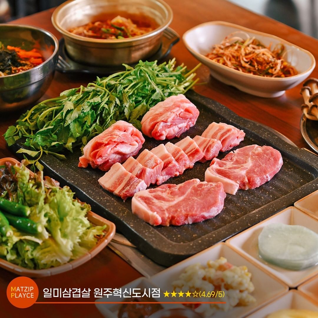 [전국맛집가이드] 일미삼겹살원주혁신도시점 ★★★★(4.69/5)